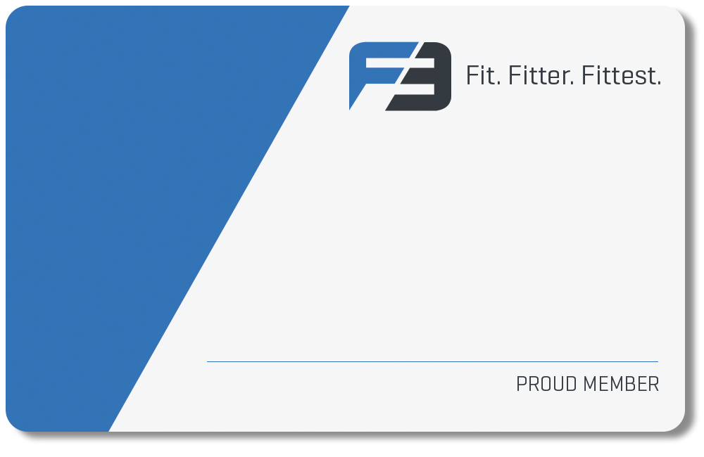Card de membru F3G Gym