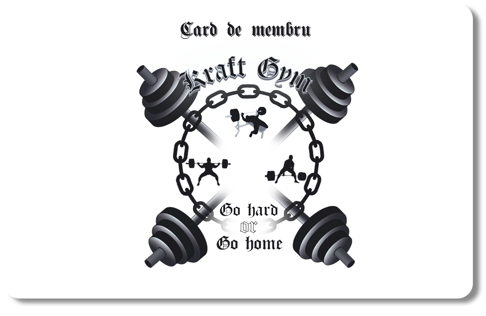 Card de membru Kragt Gym